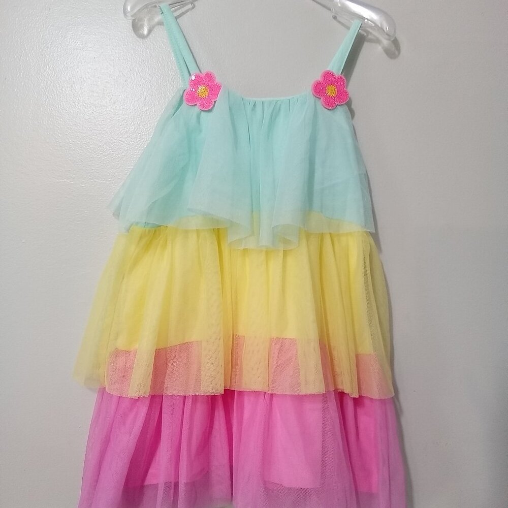 Agatha ruiz de la prada white  multi tule party dress